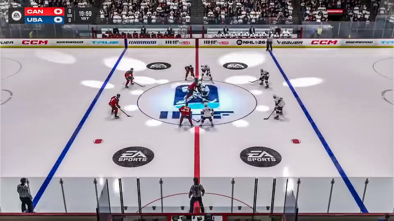 USA vs Canada - Gold Medal Game 2026 Winter Olympics NHL 26 Gameplay