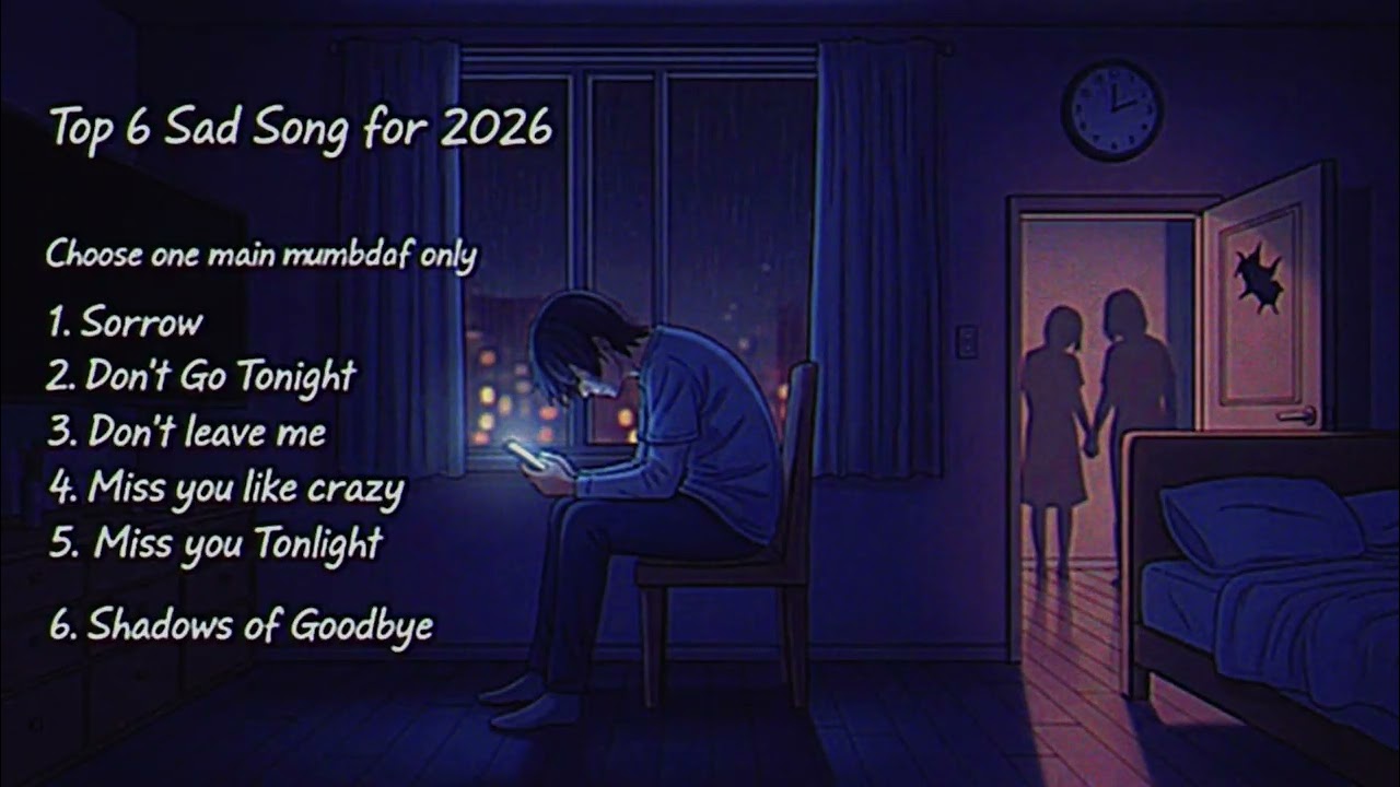 Top 6 of Sadsong 2026 #sadsongsplaylist #sadsong #sadsong2026 #sadmusic #songlyrics #emotionalsong