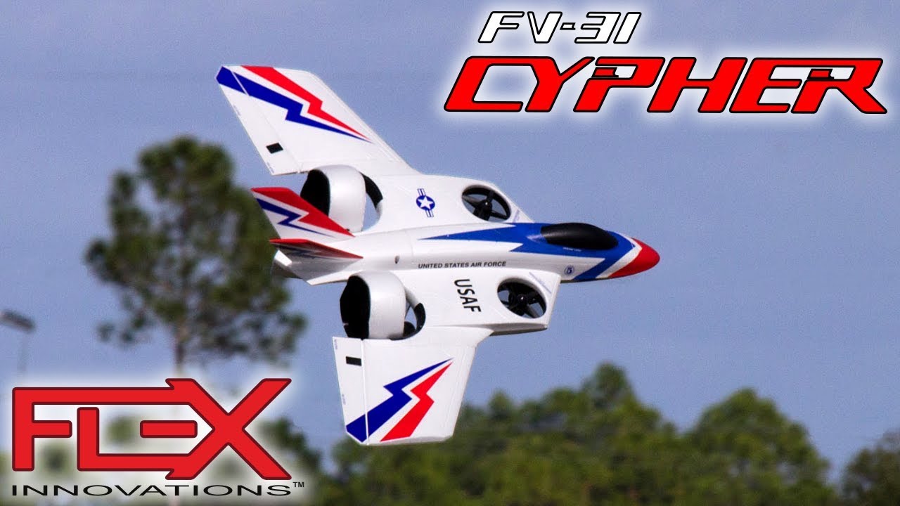 Flex Innovations FV-31 Cypher VTOL EDF in VERY WINDY Conditions - Seth Arnold
