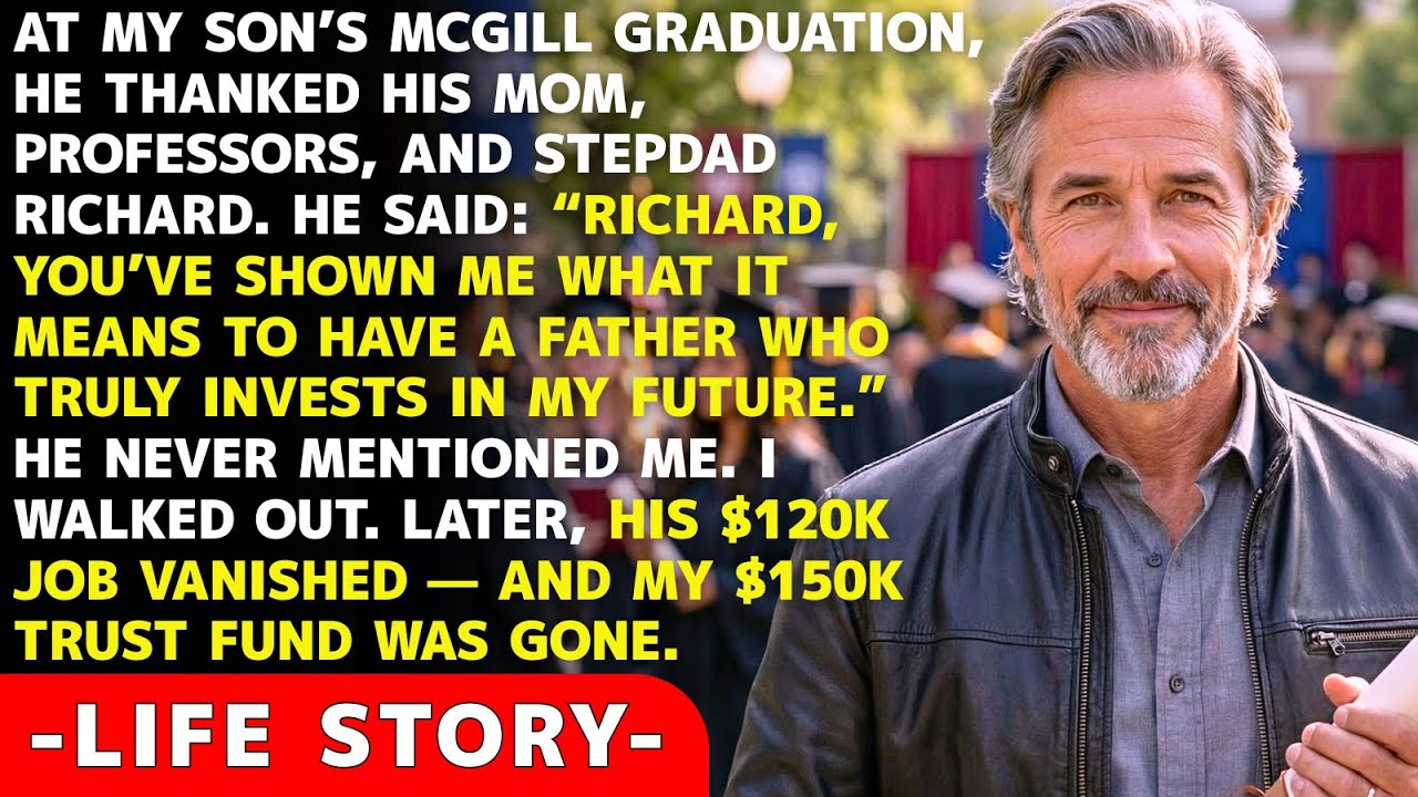 At My Son’s Graduation, He Praised His Stepfather—So I Stood Up, Walked Out, And Never Looked Back