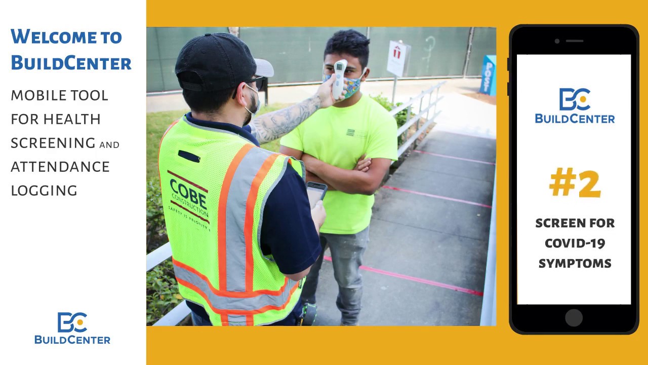 Construction Site Health Screening and Attendance Log