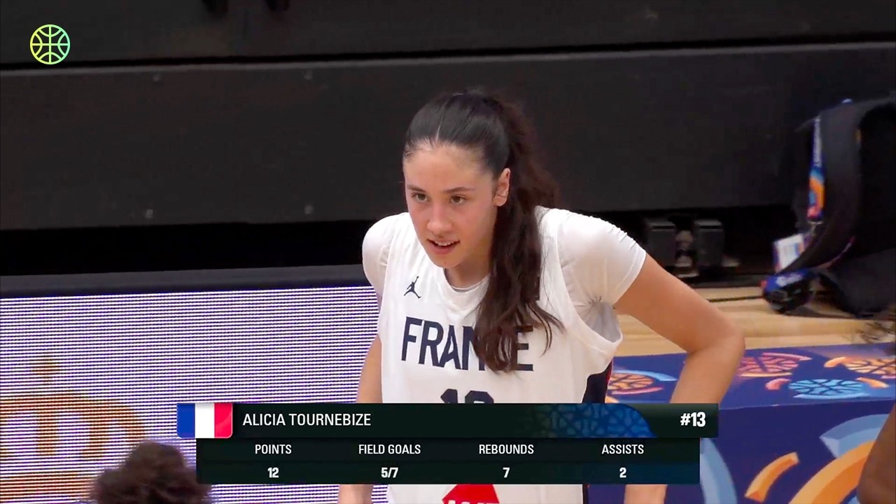 18-Year-Old Alicia Tournebize is DUNKING in Games | FIBA Basketball