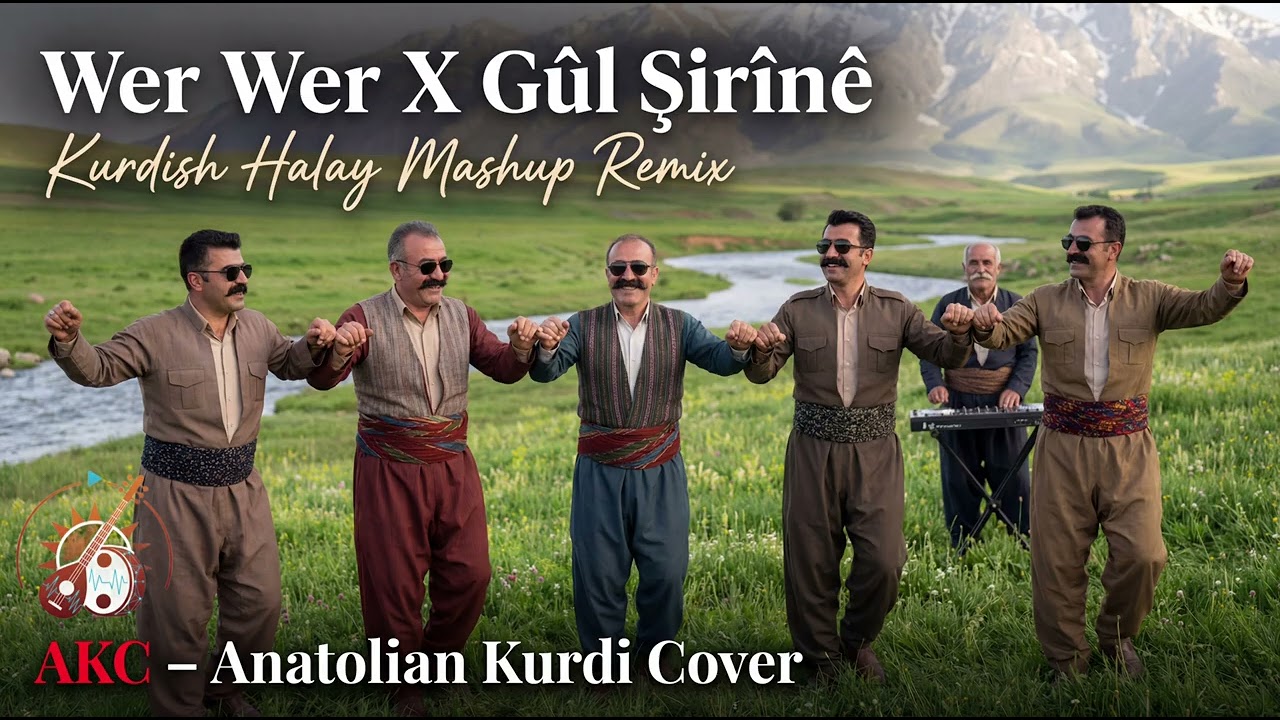 Yeni K&uuml;rt&ccedil;e Halay Remix | Wer Wer X G&ucirc;l Şir&icirc;n&ecirc; | AKC-Anatolian Kurdi Cover