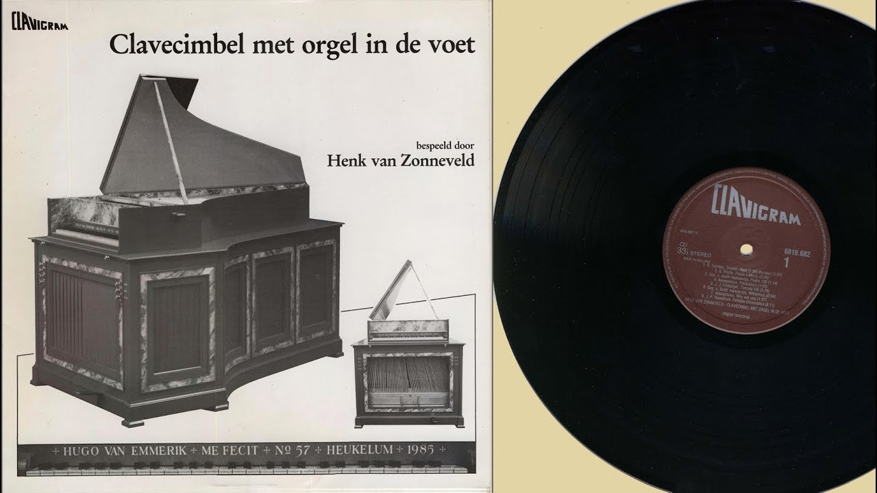 Henk van Zonneveld (claviorganum) Clavecimbel met orgel in de voet