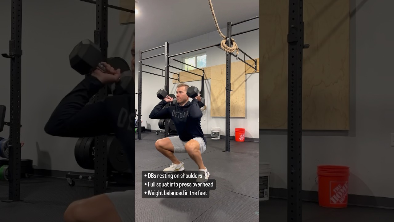 Dumbbell Thruster Demo