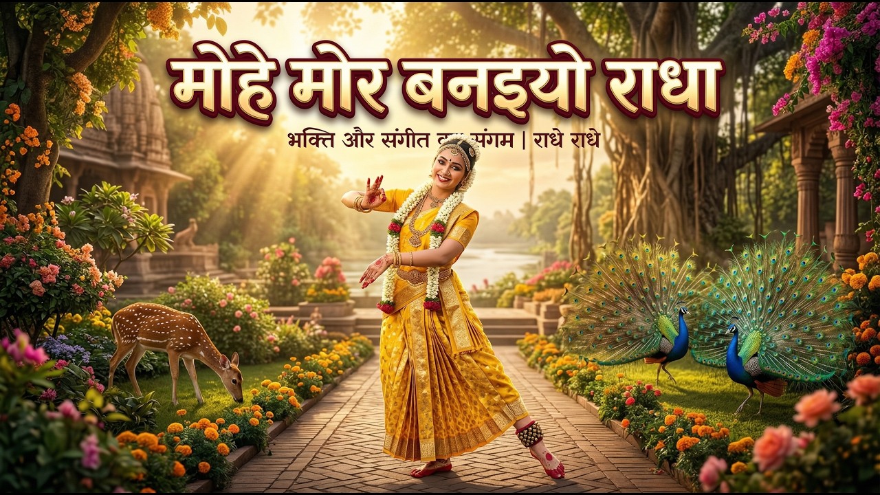 मोहे मोर बनइय्यो राधा | Mohe Mor Banaiyo Radha Apne Vrindavan Ko | Peaceful Radha Krishna Bhajan