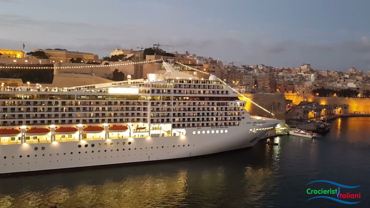 Msc Meraviglia con Msc Orchestra a Malta