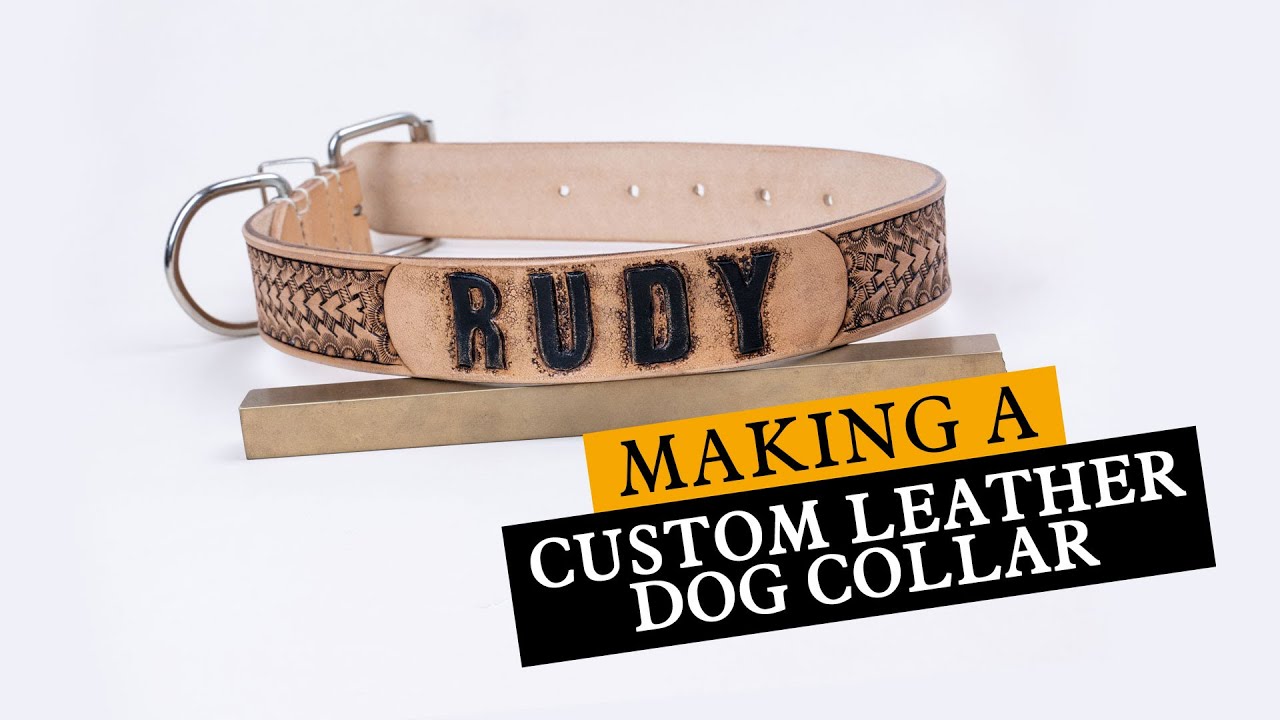 Making MY FIRST custom LEATHER DOG COLLAR