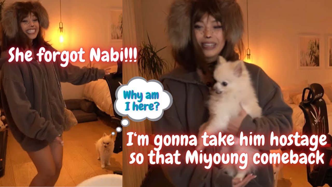 Valkyrae took Nabi hostage after Miyoung forgot him.
