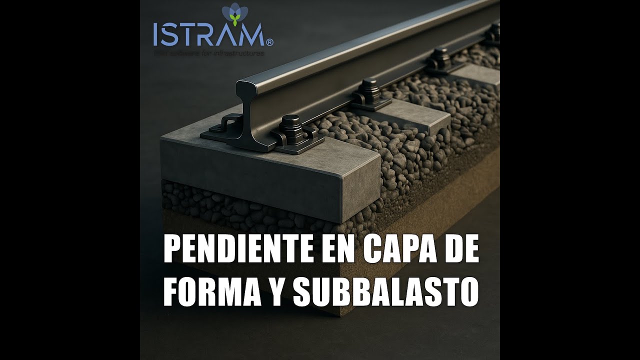 Aprende a ajustar la pendiente de la capa de forma y el subbalasto en Istram