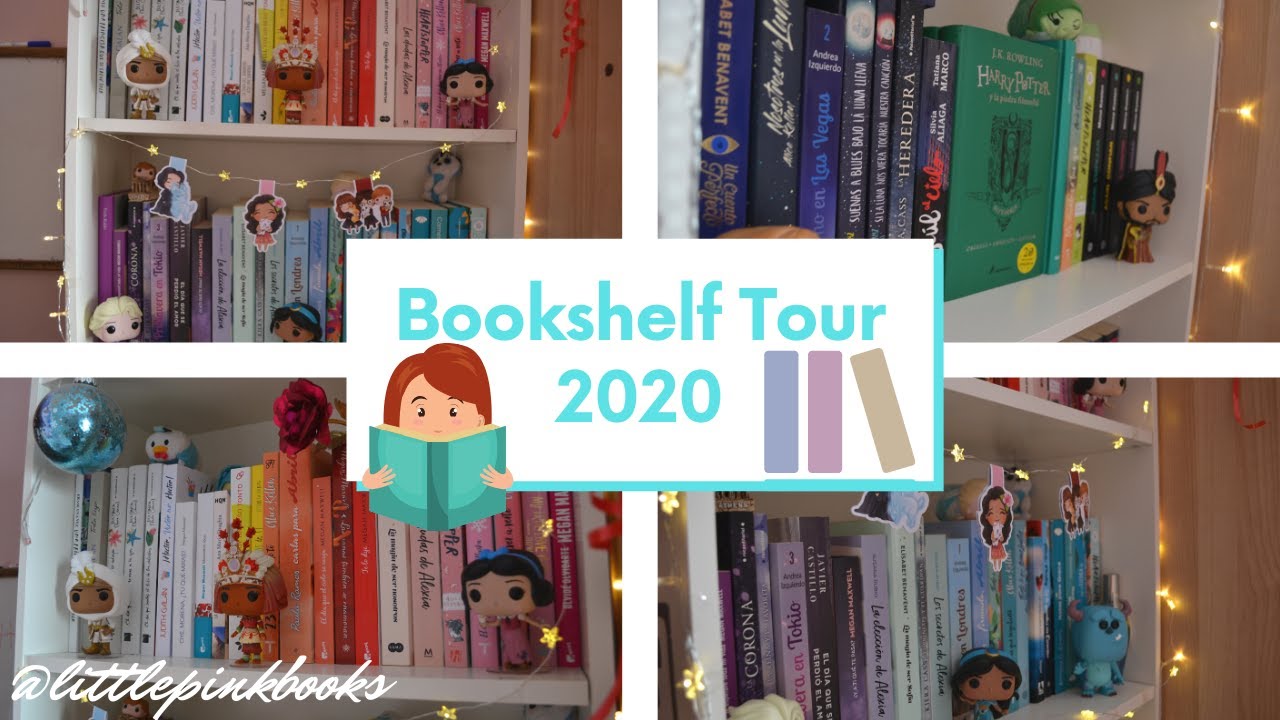 ¡BOOKSHELF TOUR 2020!- @littlepinkbooks