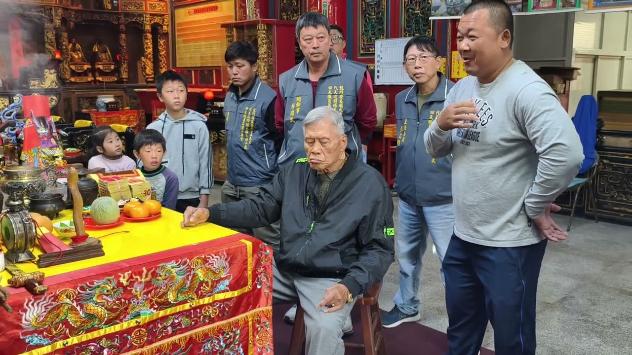 澎湖龍門安良廟舉行王船龍骨開斧大典