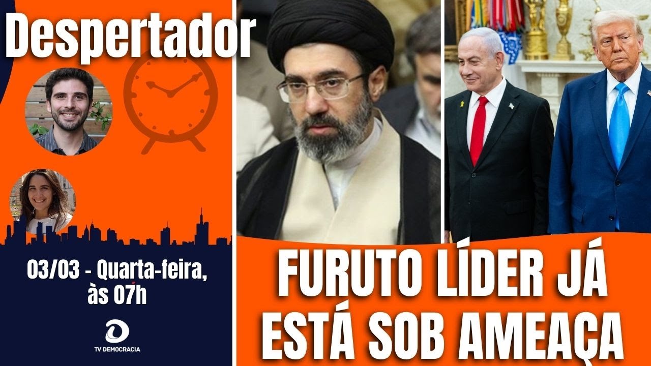 Filho de Khamenei deve assumir poder no Irã. Alcolumbre mantém quebra de sigilo de Lulinha. E+