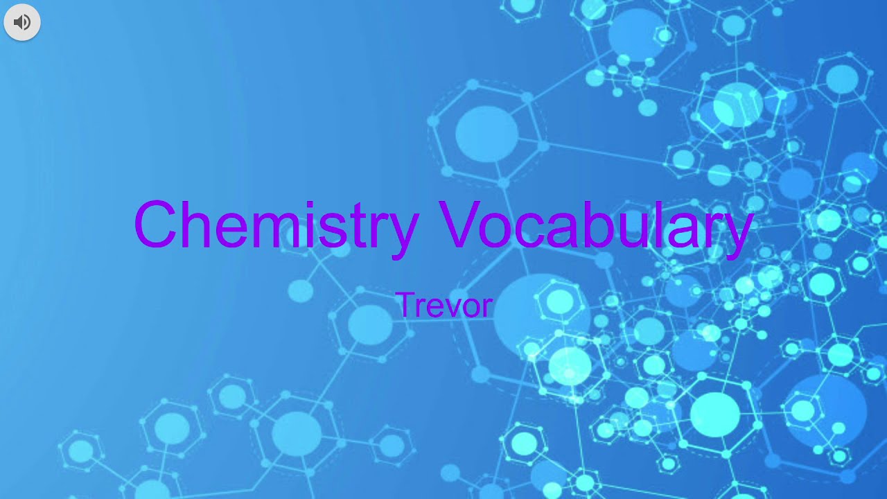 Chemistry Vocabulary