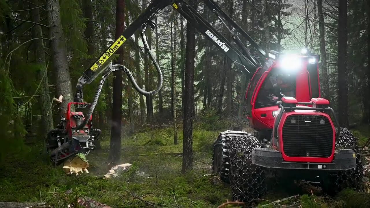Bröta Skog Komatsu 951