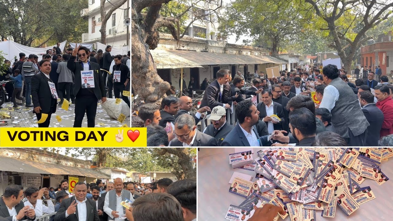 Voting Day Of Meerut Bar Association 2026✌🏻