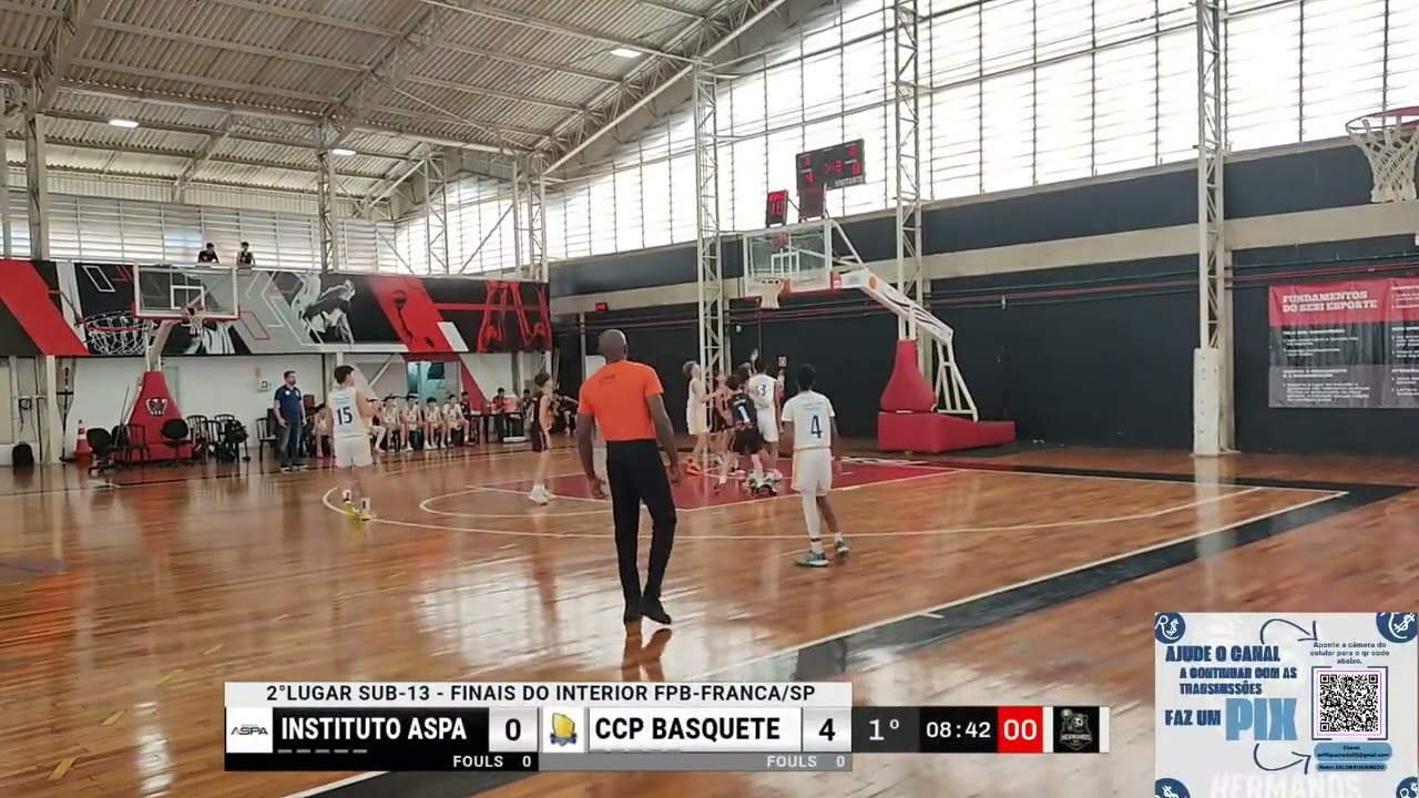 Disputa 3° Sub 13  - FINAIS DO INTERIOR FPB - INSTITUTO ASPA X CCP BASQUETE   FRANCA/SP
