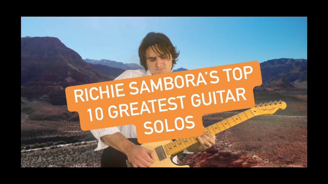 Richie Sambora's Top 10 Greatest Guitar Solos.