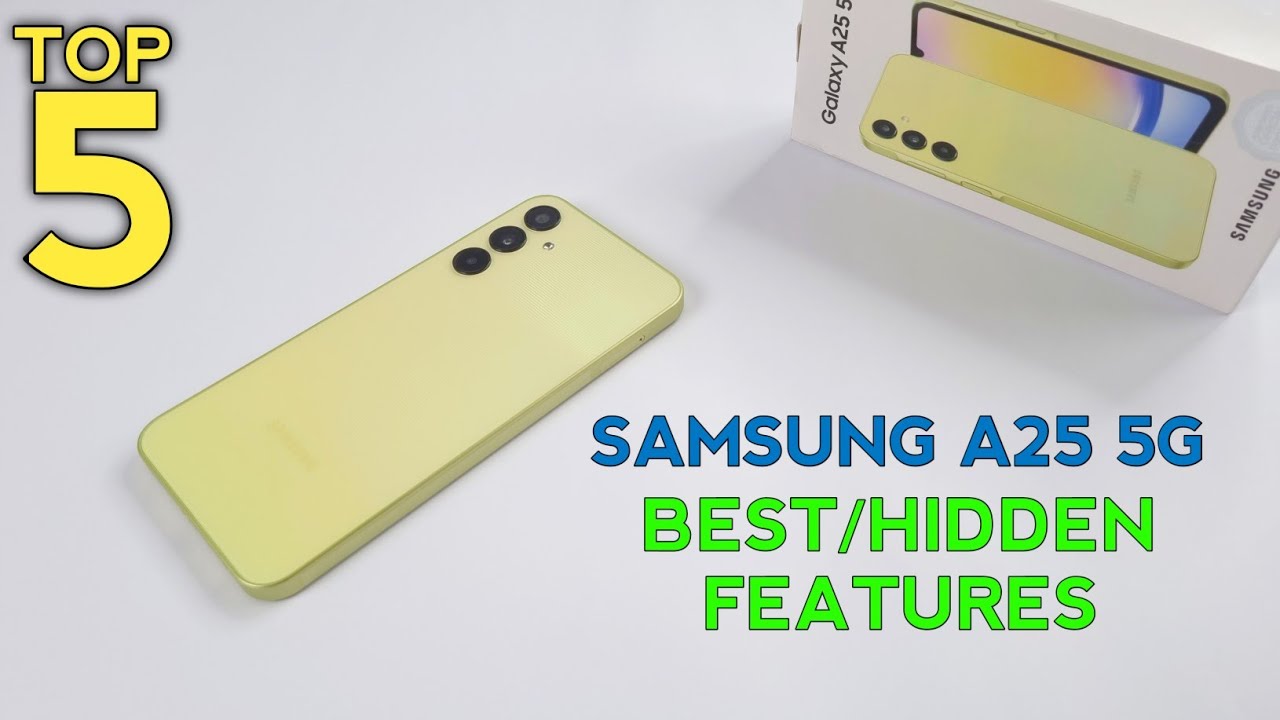 Samsung A25 5G Top 5 Best/Hidden Features | Secret Tips And Tricks