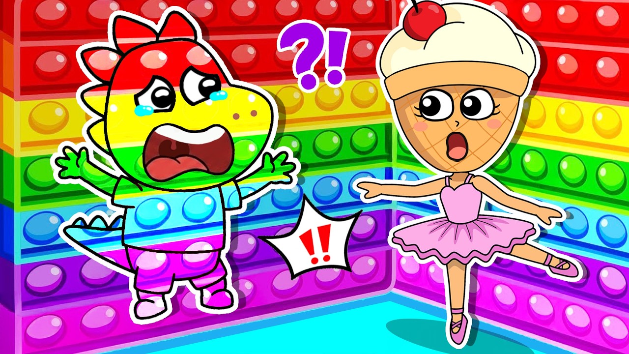 🎮 Muddles in a Wacky Game World! 😂 Fun VR Challenge ✨ Fire Spike Kids Stories