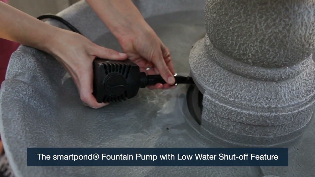 smartpond® Fountain Pumps with Low Water Shut-off Feature