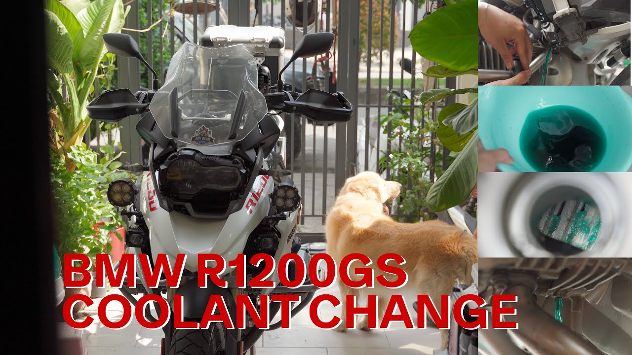 BMW R1200gs Coolant change 30.000 miles - Thay nước làm mát BMW R1200GS - Bảo dưỡng tại nhà - ASMR