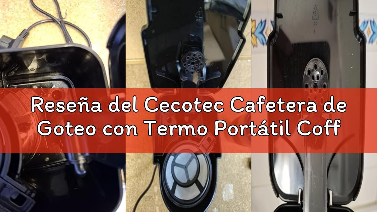 Reseña del Cecotec Cafetera de Goteo con Termo Portátil Coffee 66 Drop&Go. 700 W, Capacidad 420 ml,