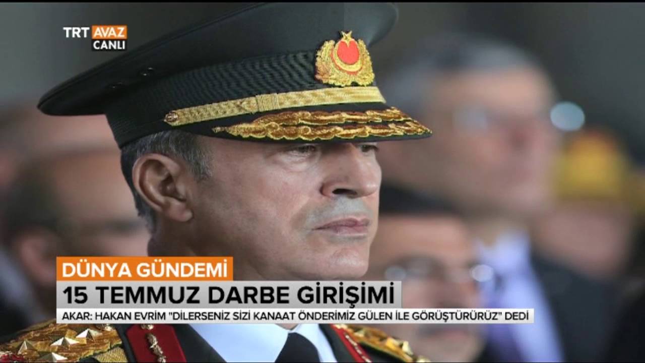 Hulusi Akar'ın İfadesi - 15 Temmuz Darbe Girişimi - Dünya Gündemi - TRT Avaz