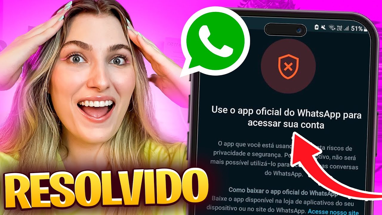 COMO VOLTAR A USAR O WHATSAPP GB (WhatsApp mods) mesmo aparecendo pra você USAR O OFICIAL!