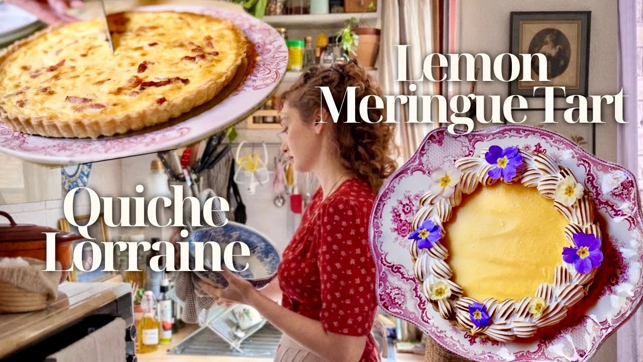 Одного теста для двух классических французских тартов (лимонный меренговый и киш лорен) | Tiny Pa...