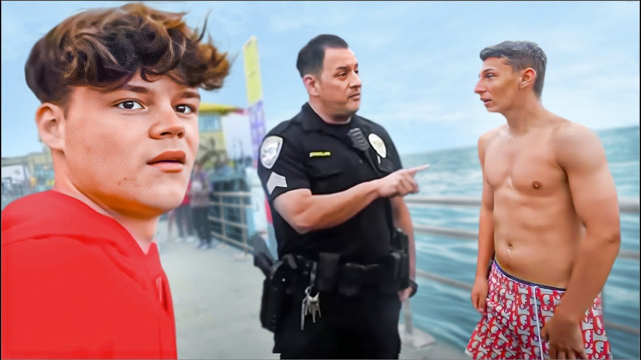 He Got Us ARRESTED for Jumping Off the Pier!