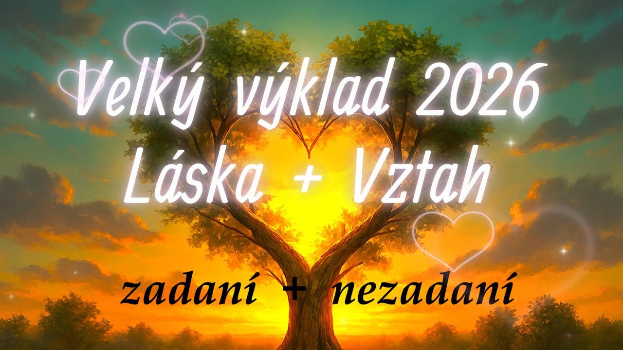 ❤️VELKÝ VÝKLAD❤️ 2026🔥LÁSKA+ VZTAH🔥zadaní - nezadaní💑💍💓