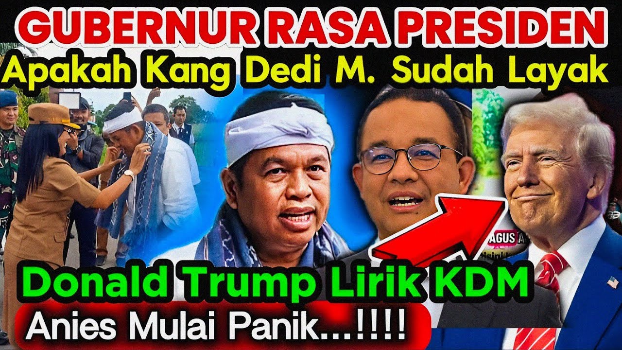 Anies Mulai Panik‼️KDM Mulai di lirik untuk Menjadi Calon Presiden di Tahun 2029 