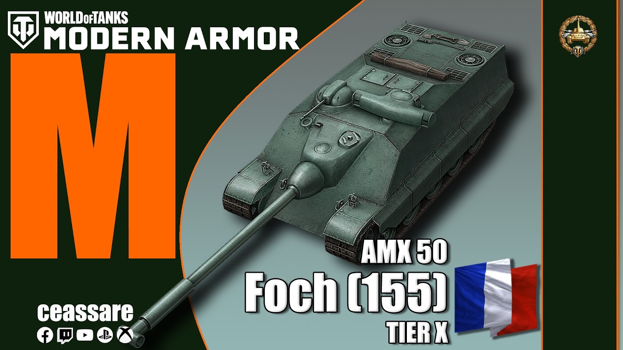 AMX 50 Foch (155) / WoT Modern Armor / PS5 Pro / Xbox Series X / 1080p60