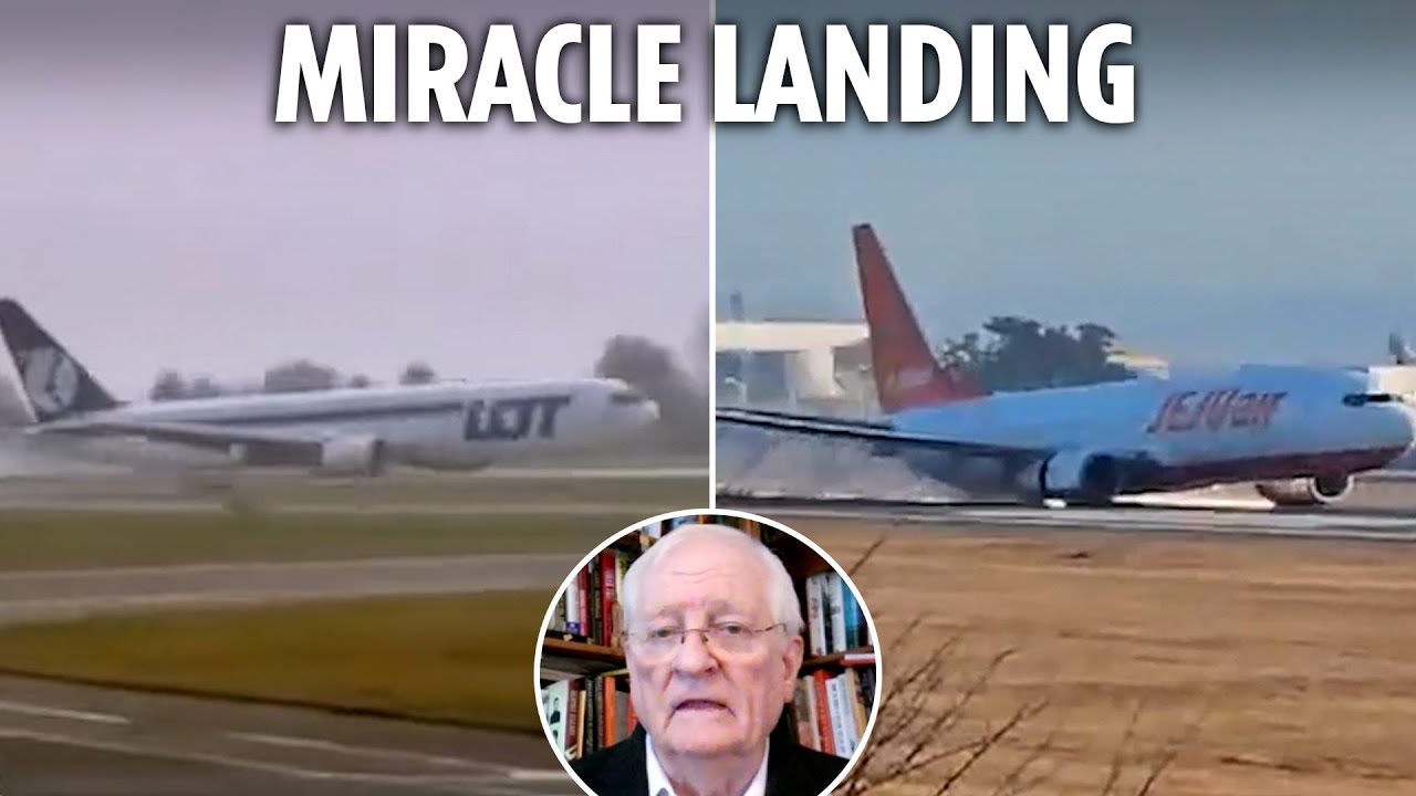 How huge jet LANDED without wheels as millions watched on TV & why Korean plane couldn't do same