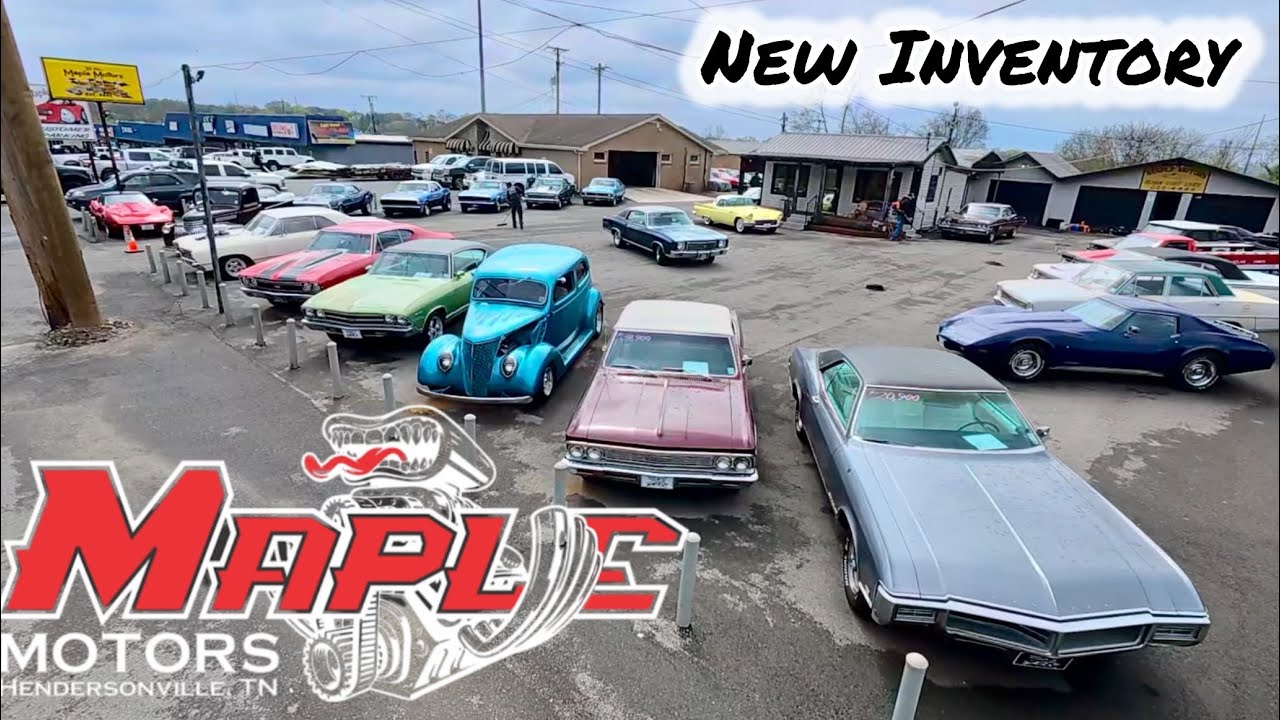 Classic American Muscle Cars 4/7/25 Maple Motors Update Lot Walk Hotrods USA Deals NEW Inventory