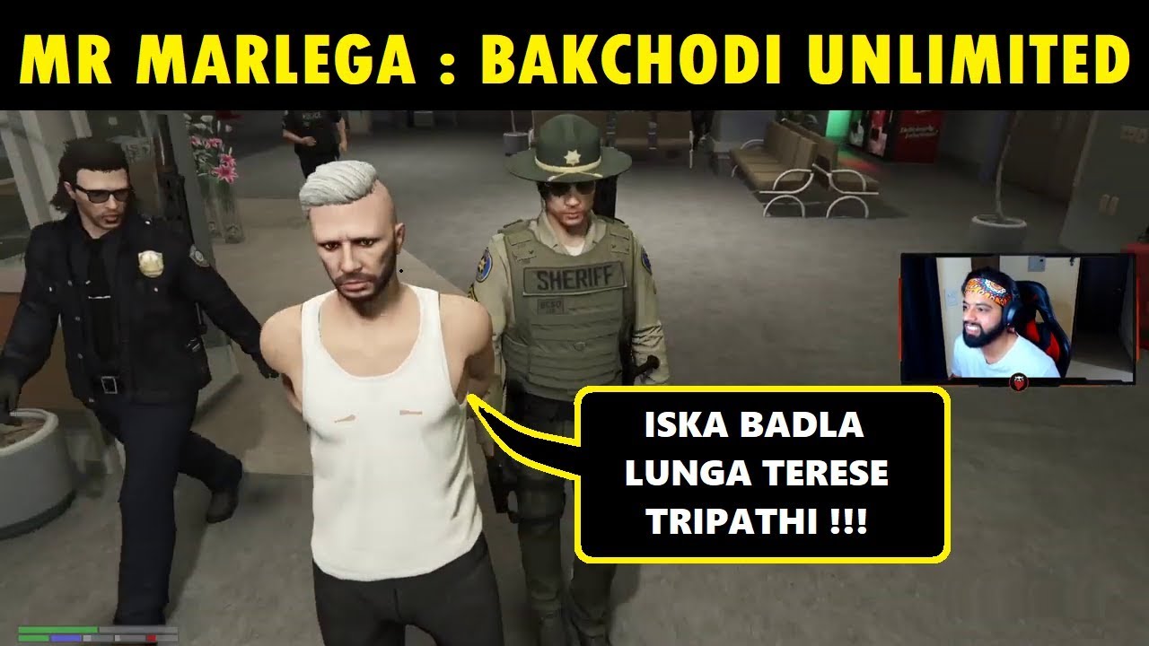 Mr Marlega : UNLIMITED BAKCHODI  ft. Rakazone Gaming | GTA 5 Highlights