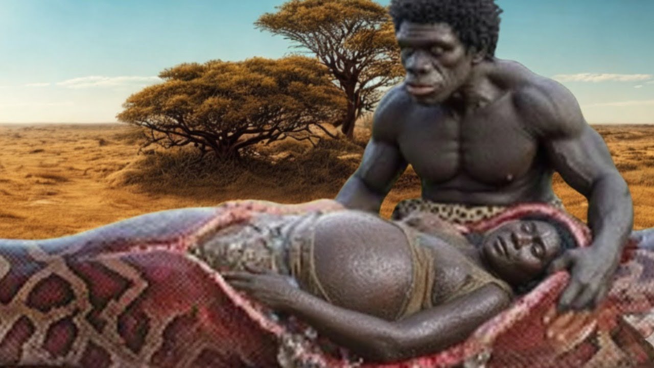 Life 4.6 Million Years Ago: Pregnant Homo Habilis Female's Survival Against Deadly Predators