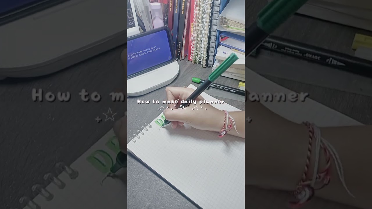 How to make daily planner #howtomake #aesthetic #planner #dailivlog #dailyshorts #dailyplanner