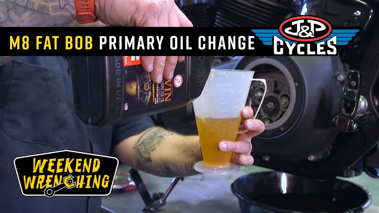 Primary Fluid Change : Harley Davidson Milwaukee Eight Softail