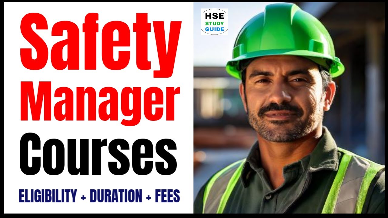 Safety Manager Courses @hsestudyguide