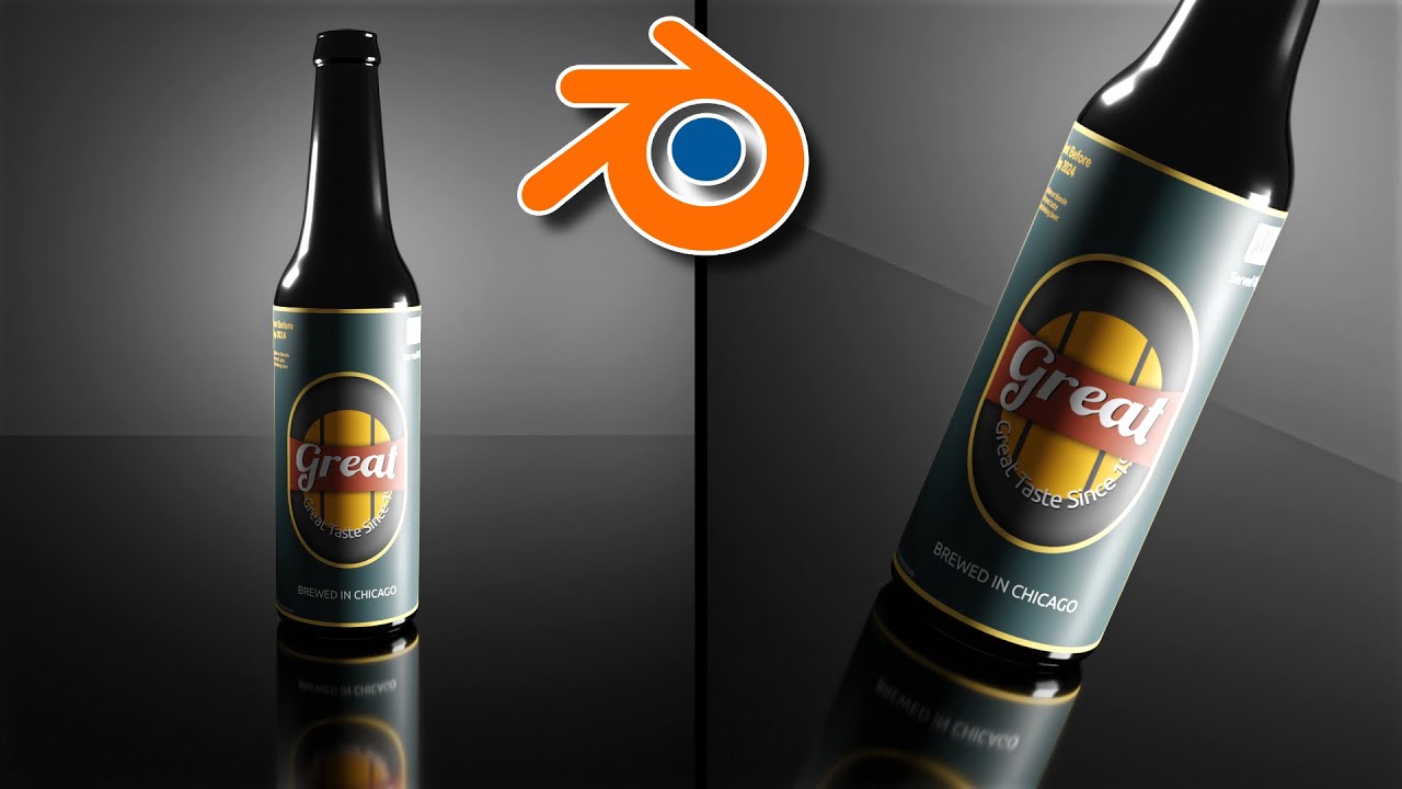 Bier Flasche modellieren | Blender Tutorial Deutsch
