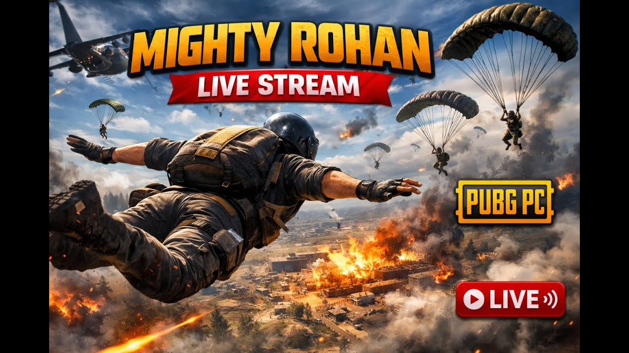 |🔴LIVE🔴|PUBG PC ESPORTS Mode LIVE 🔴| First Time Playing | Chat With Me! | MightyROHAN