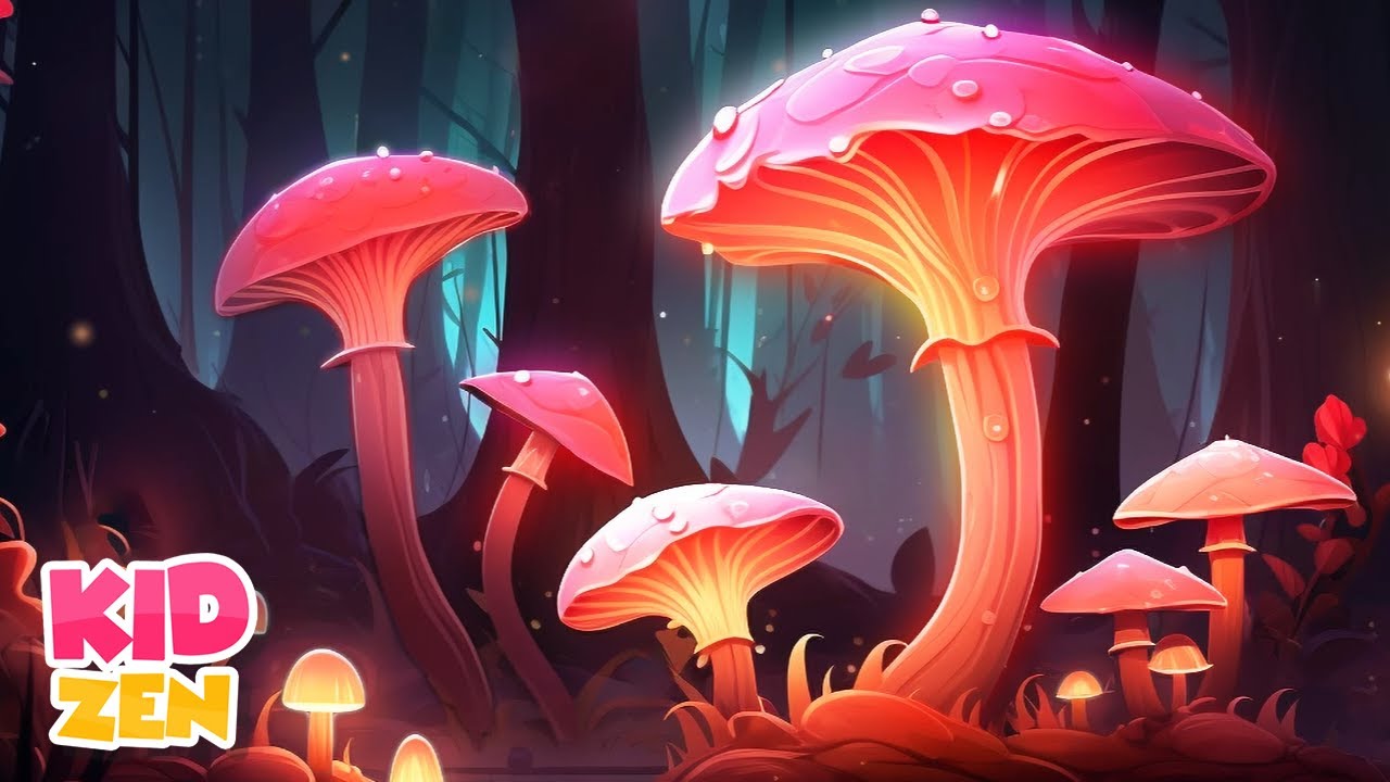 Relaxing Music for Babies: Misty Dreams 🍄 12 Hours of Lullaby for Sleep | Beautiful Dreamy Forest
