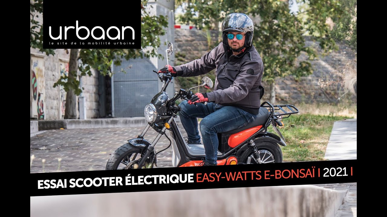Essai Easy-Watts e-bonsaï - scooter électrique - 2021