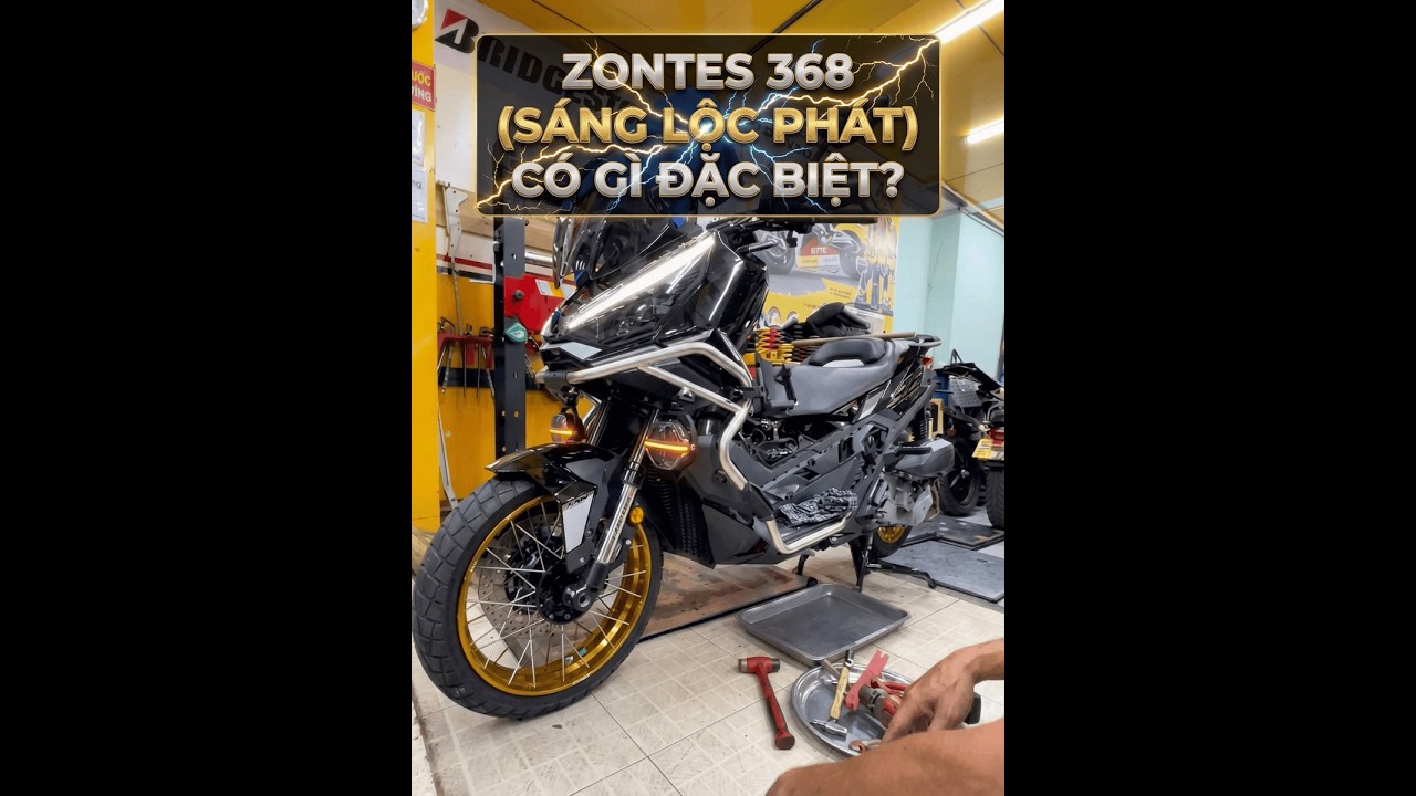 Zontes 368 sáng lộc phát có gì đặc biệt? #motobinh #chubinh