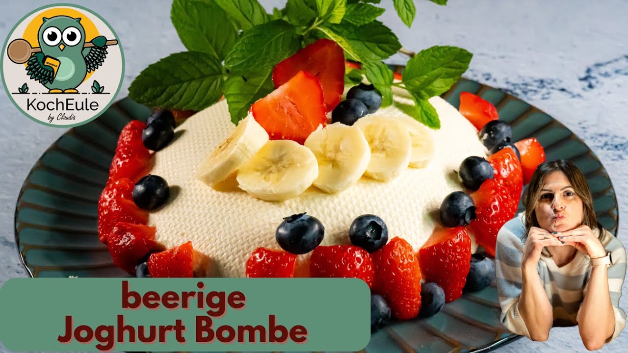 Joghurtbombe mit Beeren | das ultimative Sommerdessert | Thermomix® TM6 TM5