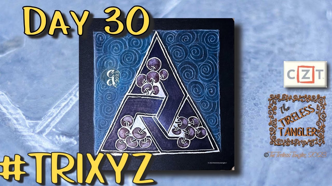Tricky #TRIXYZ | Inktober Tangles | День 30