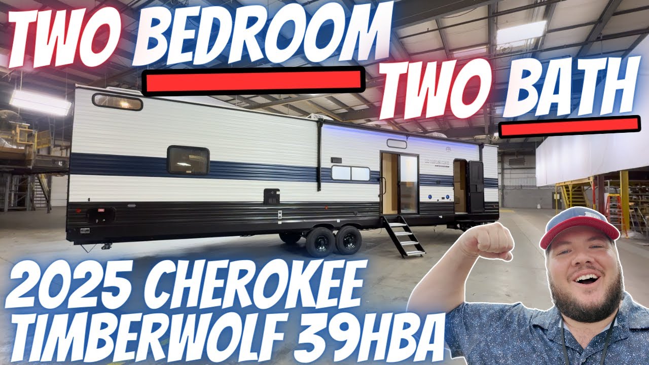 2025 Cherokee Timberwolf 39HBA Review | Two-Bedroom Destination Trailer with 2 Full Baths