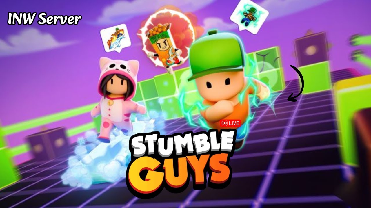 🔴 Stumble Guys LIVE | Legendary BLOCK DASH |⚡ Game Starts in 30s!👑